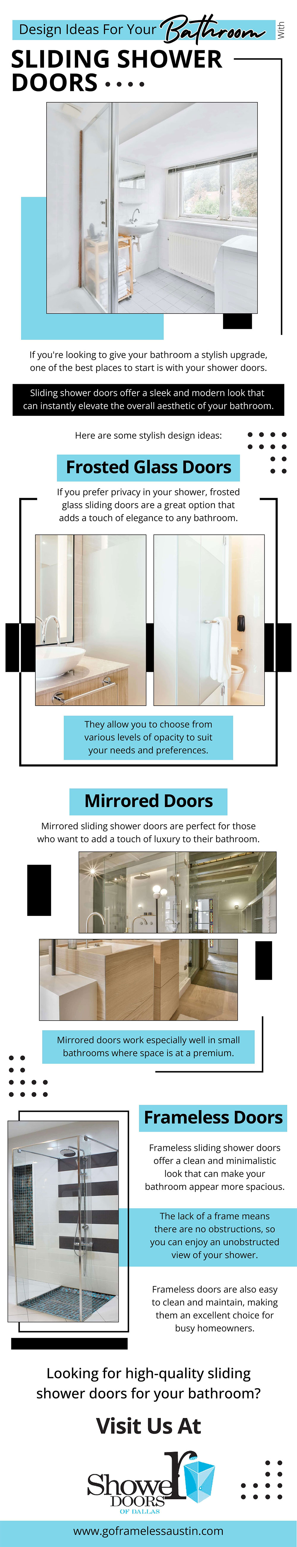 Design Ideas for your Bathroom with Sliding Shower Doors