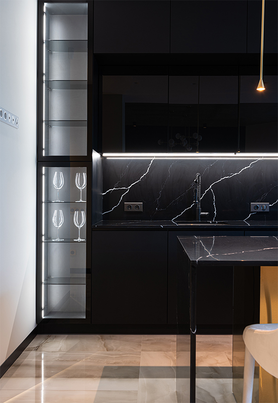 Glass front cabinet 