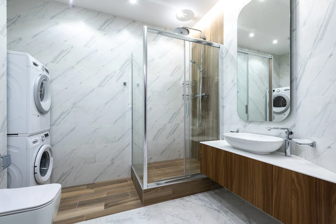 a bathroom interior